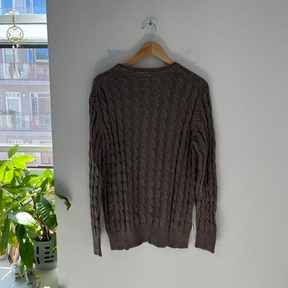 Gap Brown Chunky Knit Sweater Size XXL - Picture 5 of 6
